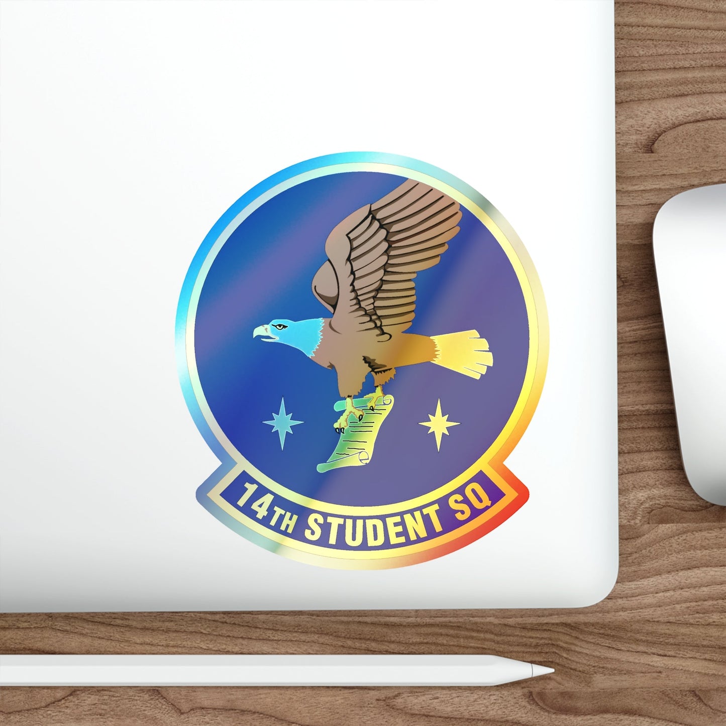 14th Student Squadron (U.S. Air Force) Holographic STICKER Die-Cut Vinyl Decal-The Sticker Space