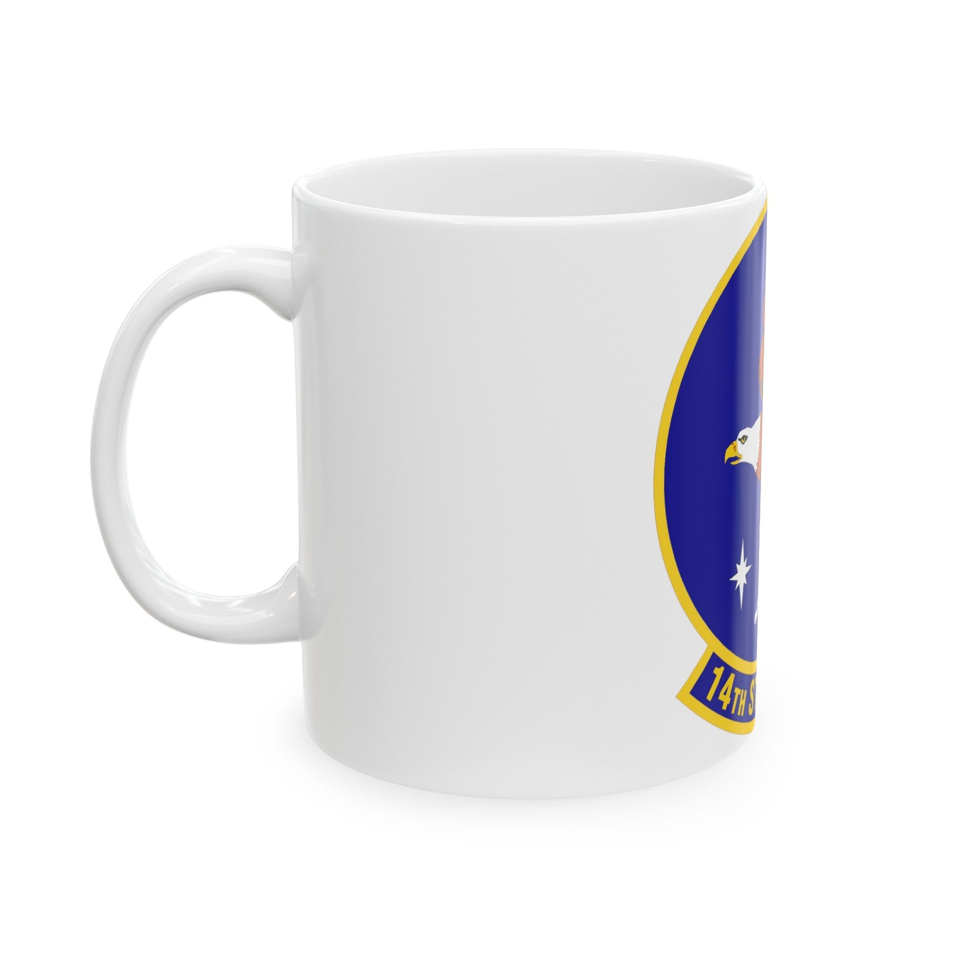 14th Student Squadron (U.S. Air Force) White Coffee Mug-The Sticker Space