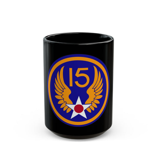 15 Air Force (U.S. Army) Black Coffee Mug-15oz-The Sticker Space