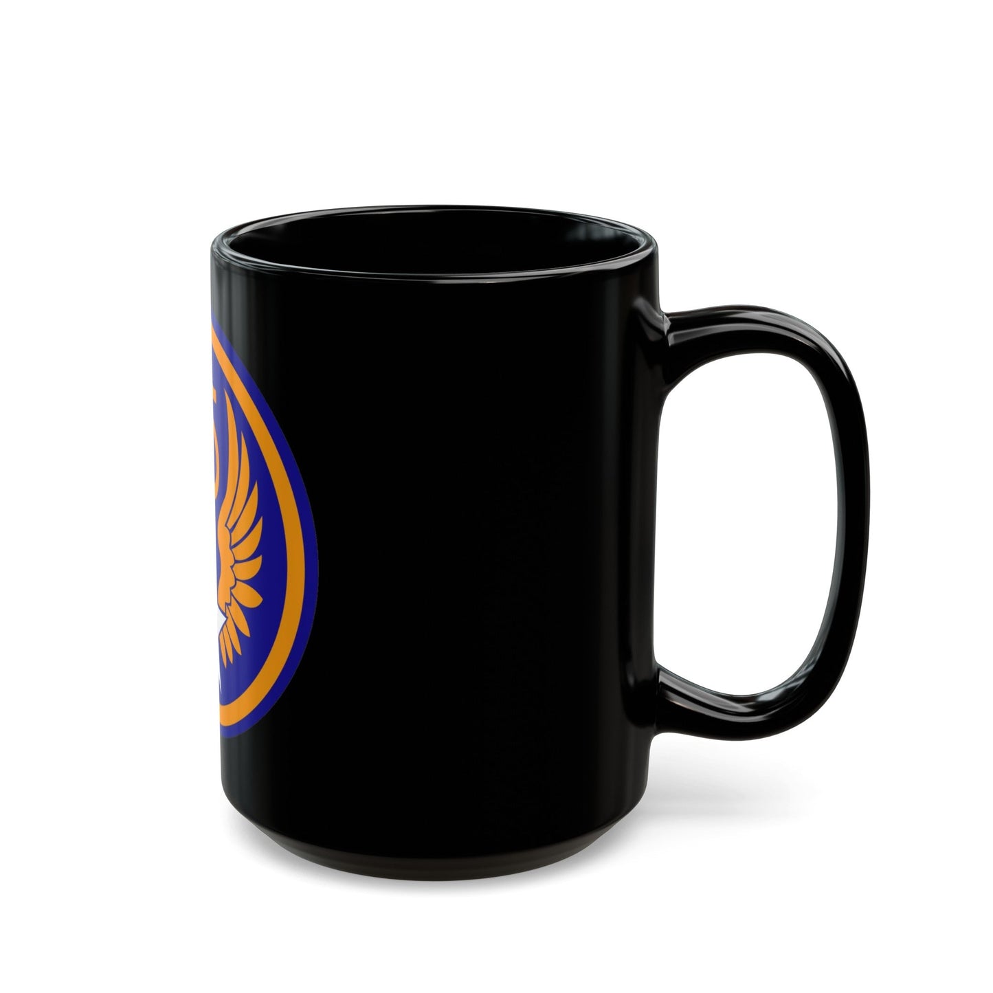 15 Air Force (U.S. Army) Black Coffee Mug-The Sticker Space