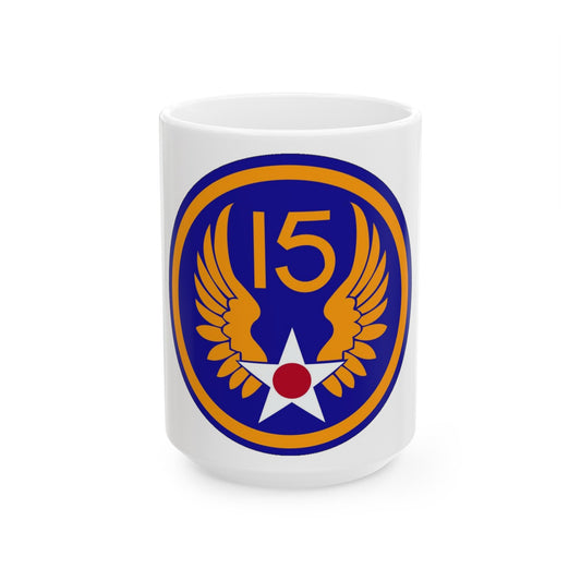 15 Air Force (U.S. Army) White Coffee Mug