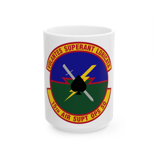 15 Air Support Operations Squadron ACC (U.S. Air Force) White Coffee Mug