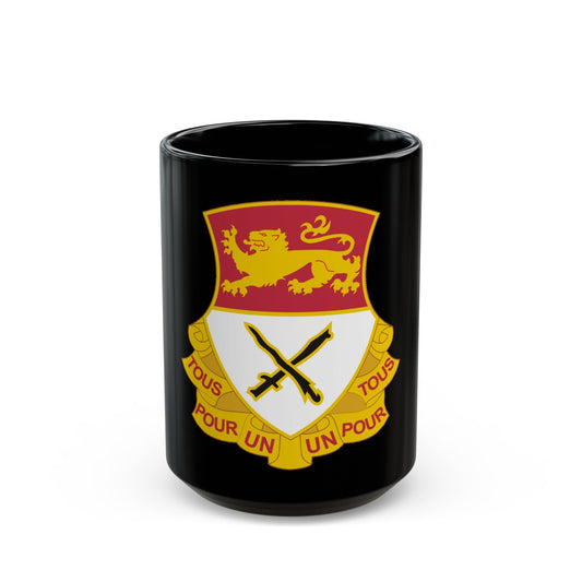 15 Cavalry Regiment (U.S. Army) Black Coffee Mug-15oz-The Sticker Space