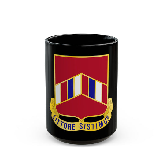 15 Coast Artillery Regiment (U.S. Army) Black Coffee Mug-15oz-The Sticker Space