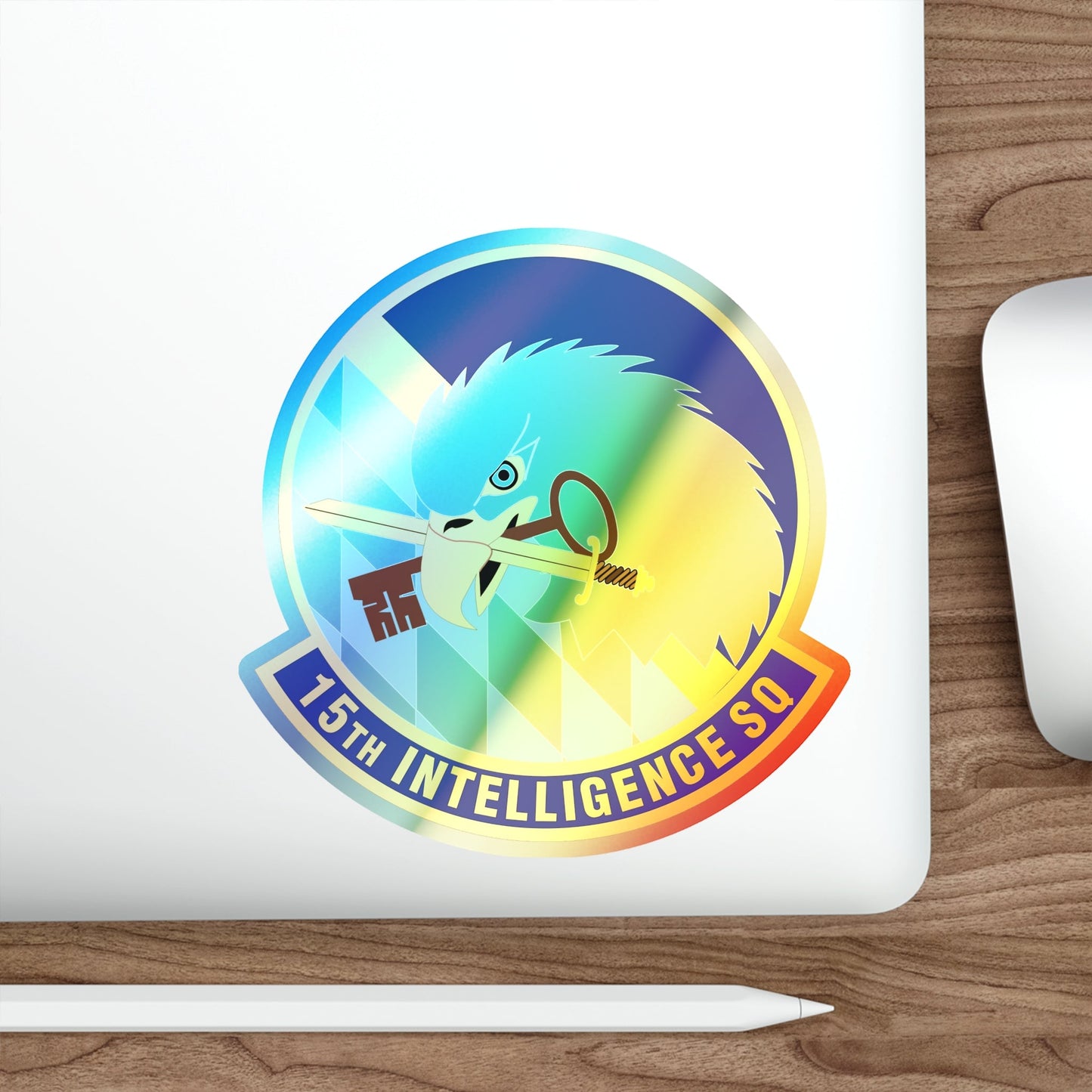 15 Intelligence Squadron ACC (U.S. Air Force) Holographic STICKER Die-Cut Vinyl Decal-The Sticker Space