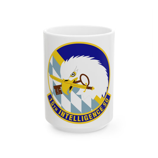 15 Intelligence Squadron ACC (U.S. Air Force) White Coffee Mug