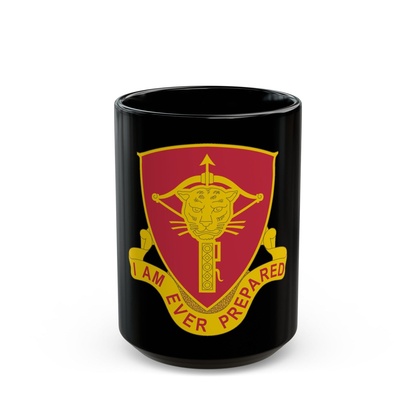 15 Ordnance Battalion (U.S. Army) Black Coffee Mug-15oz-The Sticker Space