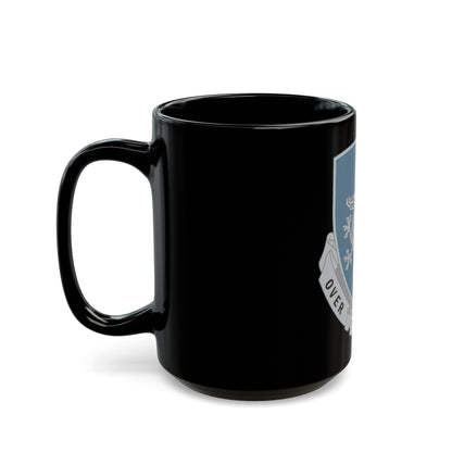 15 Transportation Battalion (U.S. Army) Black Coffee Mug-The Sticker Space
