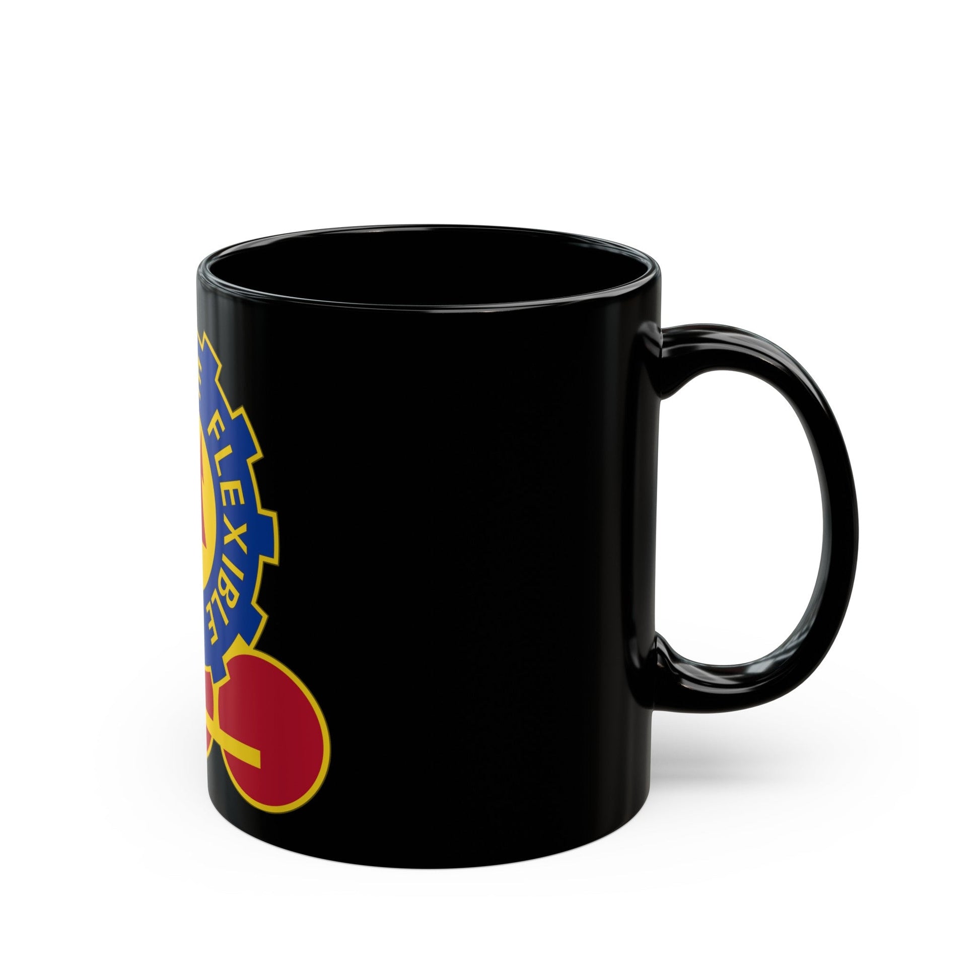 150 Engineer Battalion (U.S. Army) Black Coffee Mug-The Sticker Space