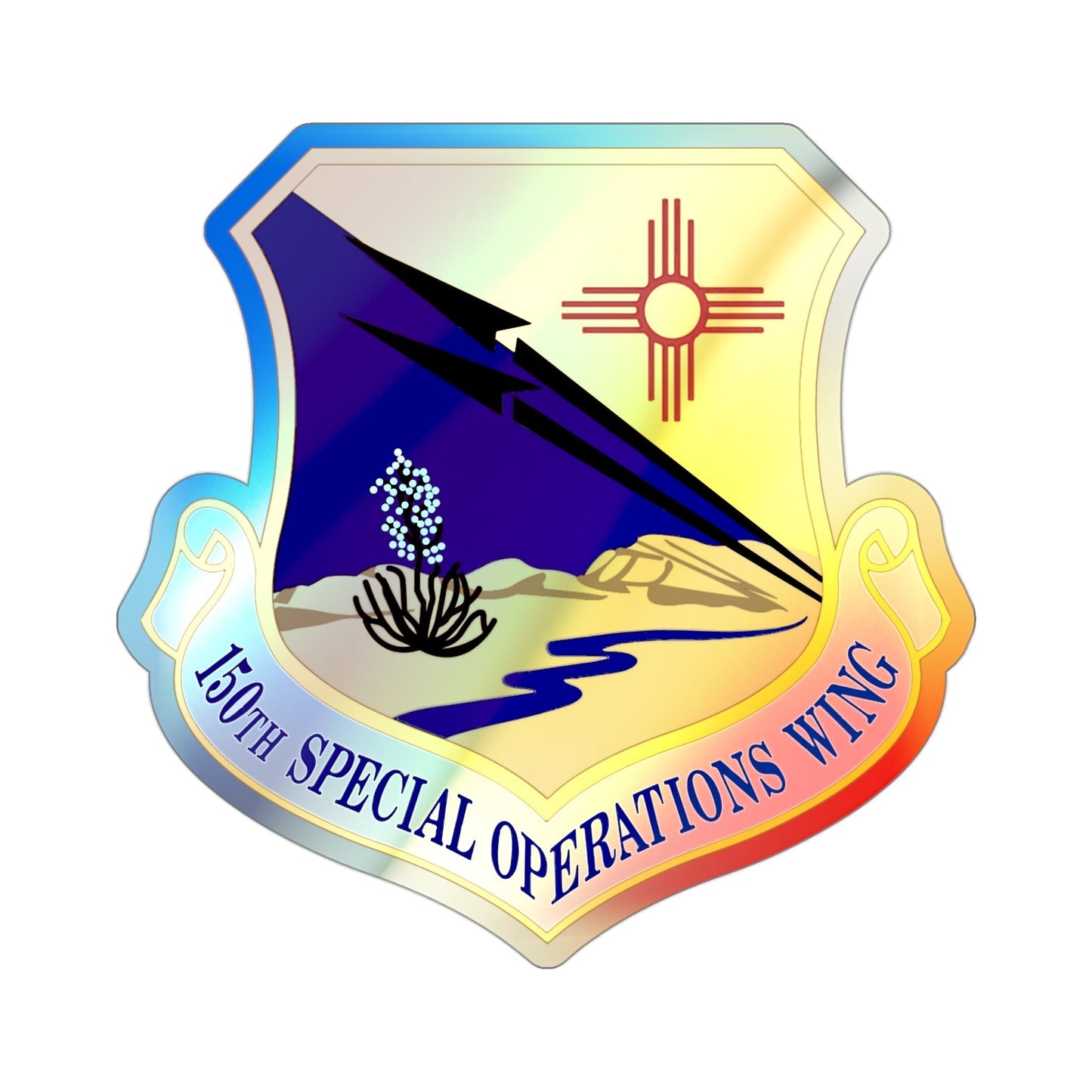 150th Special Operations Wing (U.S. Air Force) Holographic STICKER Die-Cut Vinyl Decal-3 Inch-The Sticker Space