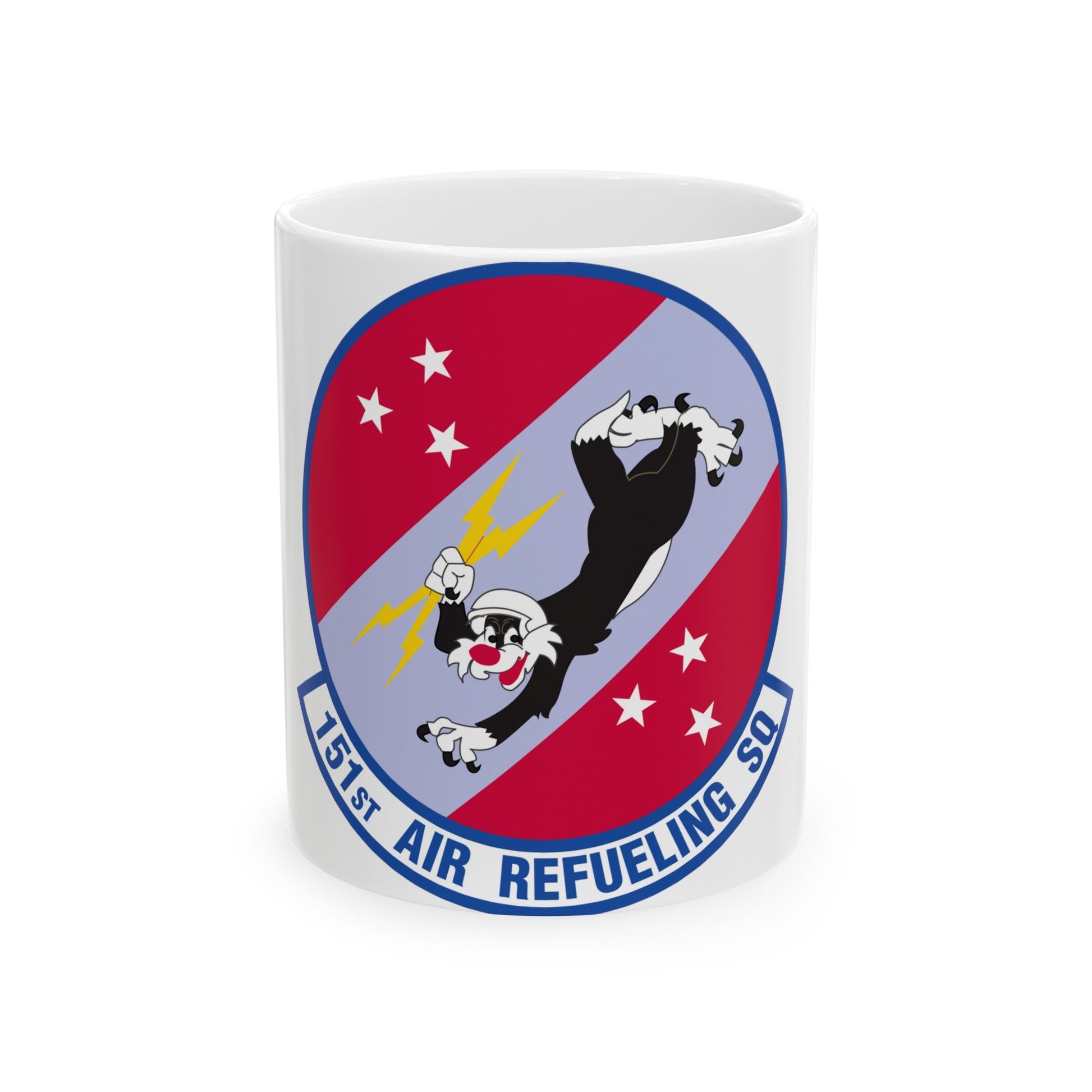 151 Air Refueling Squadron (U.S. Air Force) White Coffee Mug-11oz-The Sticker Space