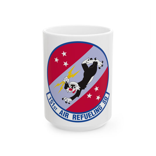 151 Air Refueling Squadron (U.S. Air Force) White Coffee Mug-15oz-The Sticker Space