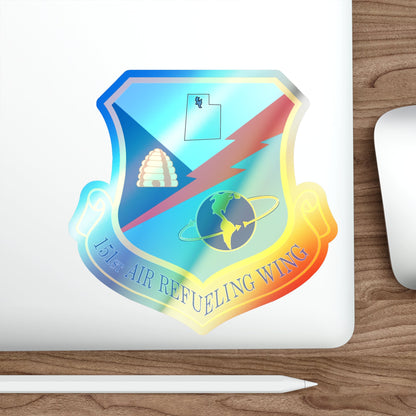 151st Air Refueling Wing (U.S. Air Force) Holographic STICKER Die-Cut Vinyl Decal-The Sticker Space