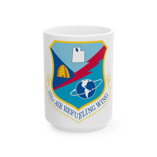 151st Air Refueling Wing (U.S. Air Force) White Coffee Mug-15oz-The Sticker Space
