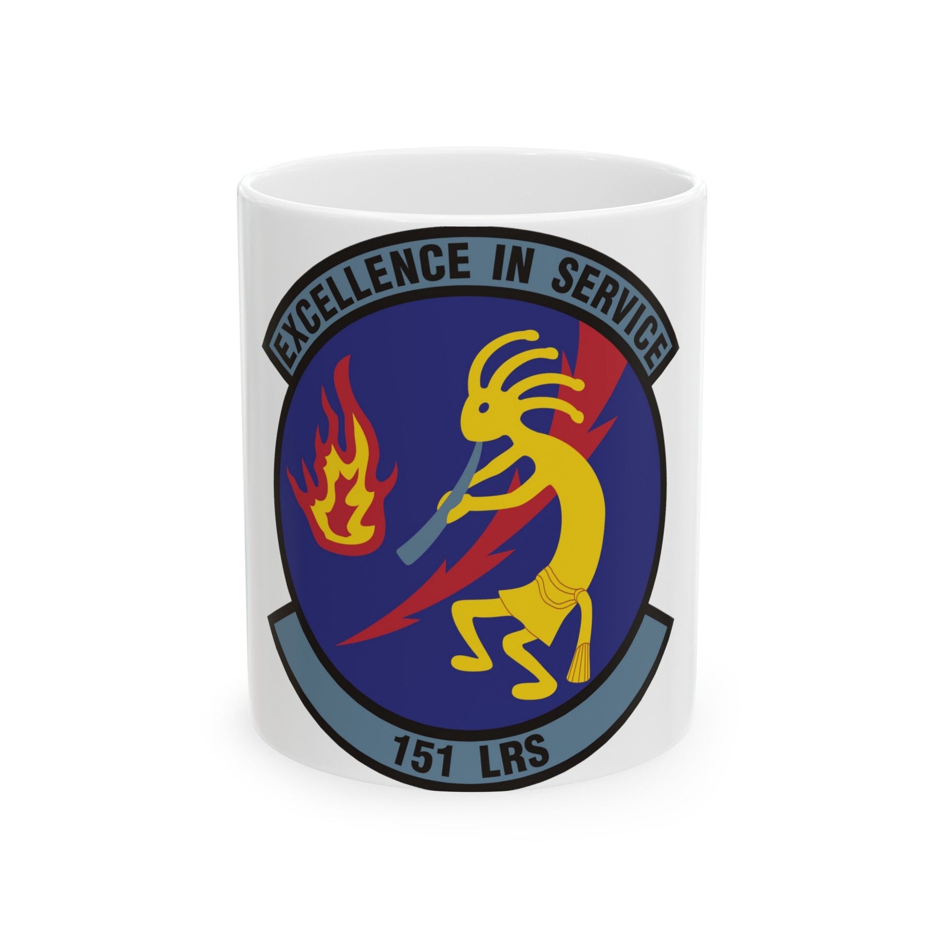 151st Logistics Readiness Squadron (U.S. Air Force) White Coffee Mug-11oz-The Sticker Space