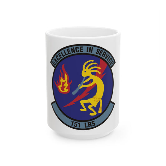 151st Logistics Readiness Squadron (U.S. Air Force) White Coffee Mug-15oz-The Sticker Space