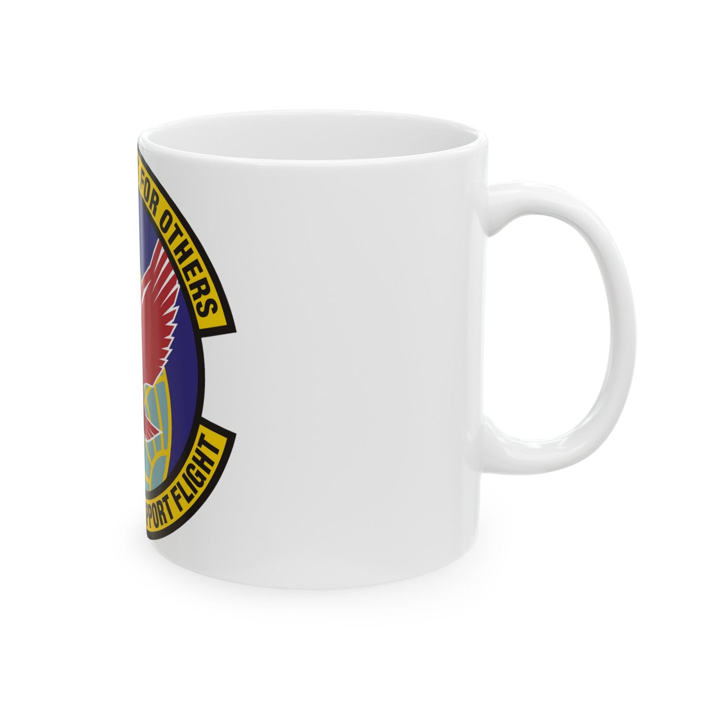 151st Operations Support Flight (U.S. Air Force) White Coffee Mug-The Sticker Space