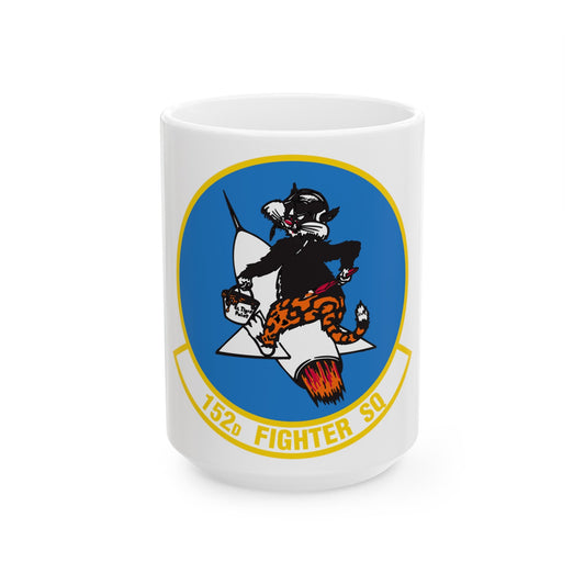 152 Fighter Squadron (U.S. Air Force) White Coffee Mug-15oz-The Sticker Space