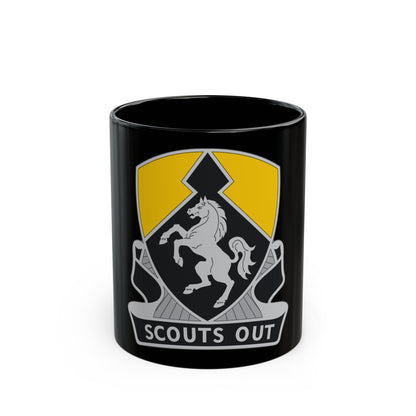 153 Cavalry Regiment (U.S. Army) Black Coffee Mug-11oz-The Sticker Space