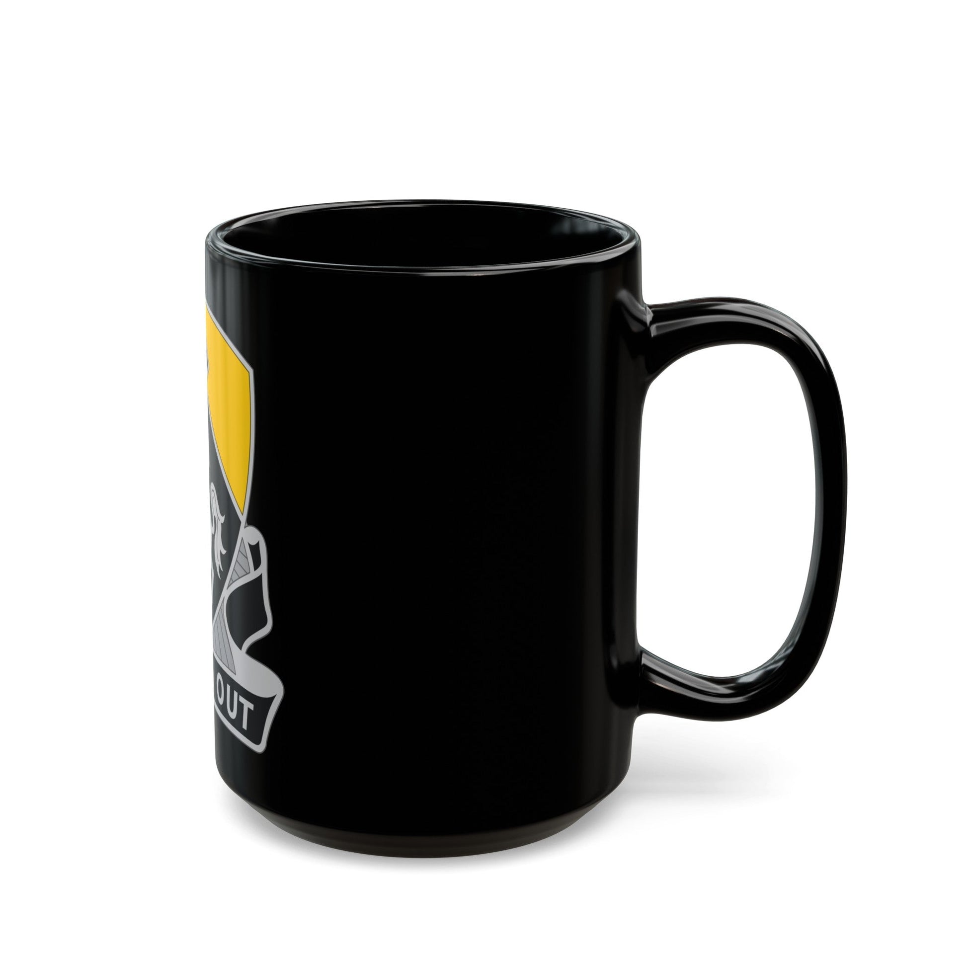 153 Cavalry Regiment (U.S. Army) Black Coffee Mug-The Sticker Space