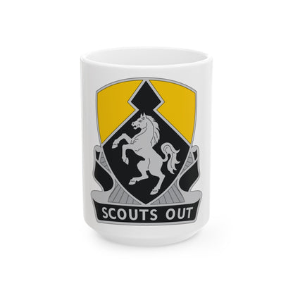 153 Cavalry Regiment (U.S. Army) White Coffee Mug-15oz-The Sticker Space