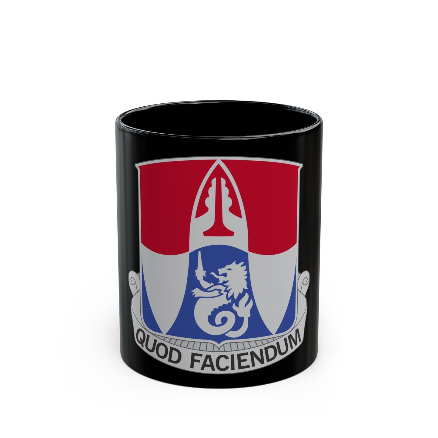 153 Engineer Battalion (U.S. Army) Black Coffee Mug-11oz-The Sticker Space