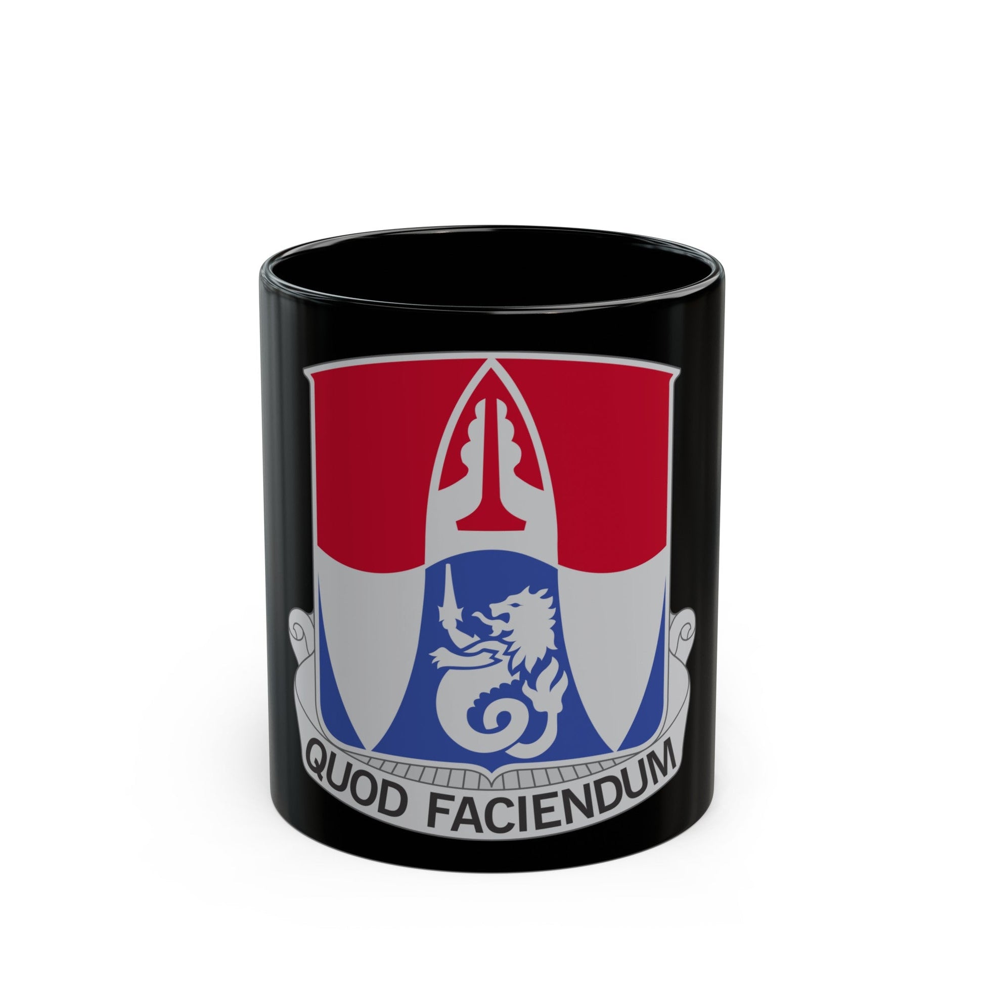 153 Engineer Battalion (U.S. Army) Black Coffee Mug-11oz-The Sticker Space