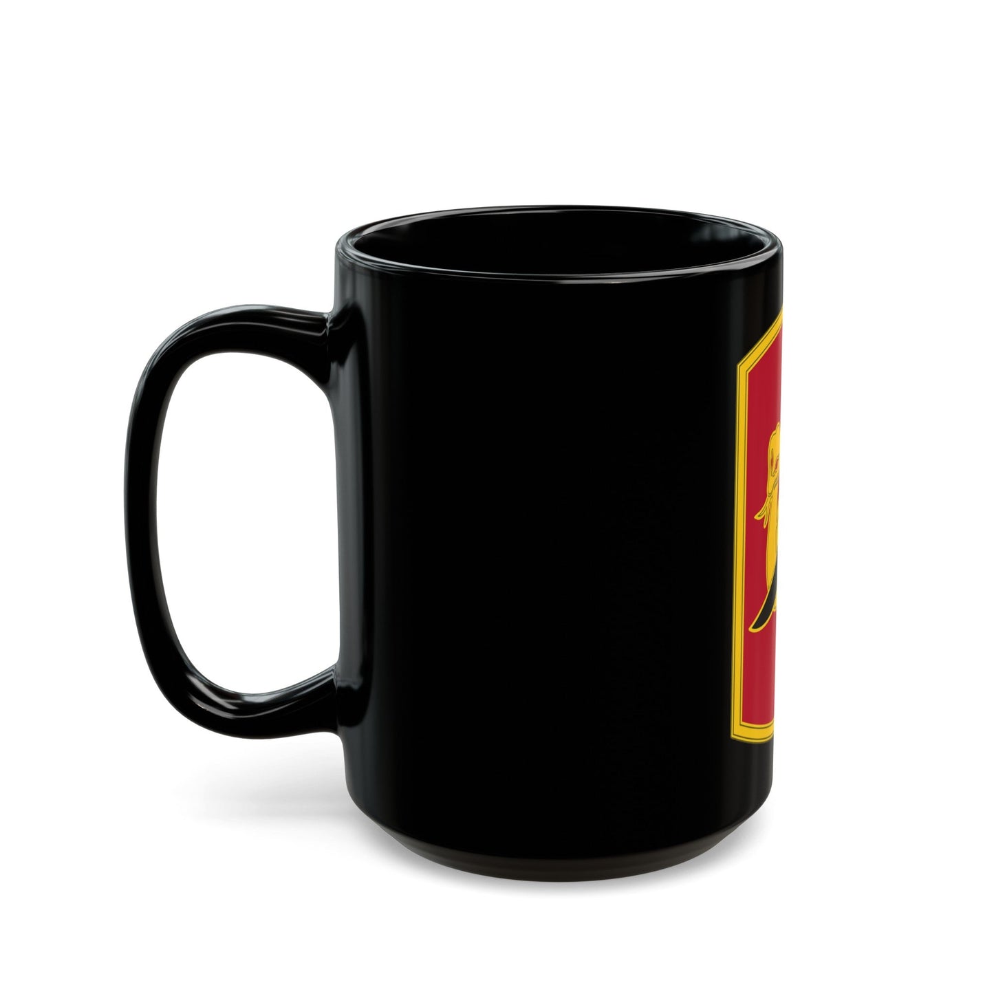 153rd Field Artillery Brigade (U.S. Army) Black Coffee Mug-The Sticker Space