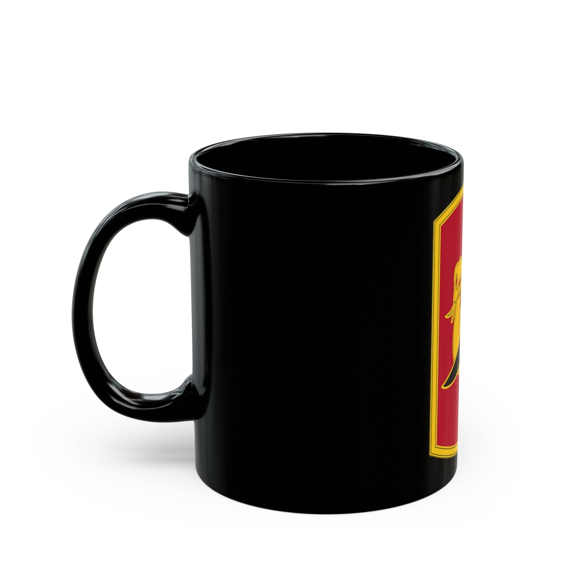 153rd Field Artillery Brigade (U.S. Army) Black Coffee Mug-The Sticker Space