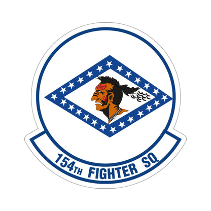 154 Fighter Squadron (U.S. Air Force) STICKER Vinyl Die-Cut Decal-4 Inch-The Sticker Space