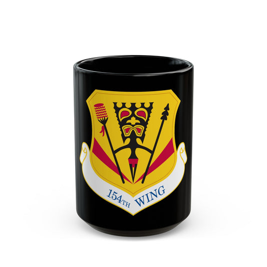154th Wing (U.S. Air Force) Black Coffee Mug