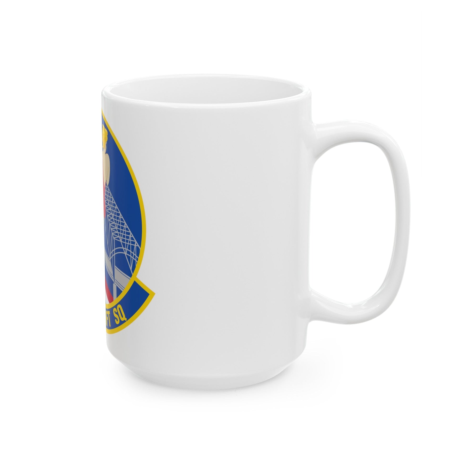 155 Airlift Squadron (U.S. Air Force) White Coffee Mug-The Sticker Space