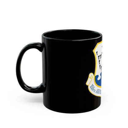 155th Air Refueling Wing (U.S. Air Force) Black Coffee Mug-The Sticker Space