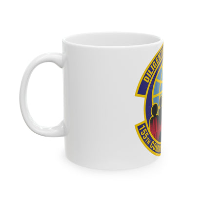155th Communications Flight (U.S. Air Force) White Coffee Mug-The Sticker Space