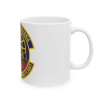 155th Communications Flight (U.S. Air Force) White Coffee Mug-The Sticker Space