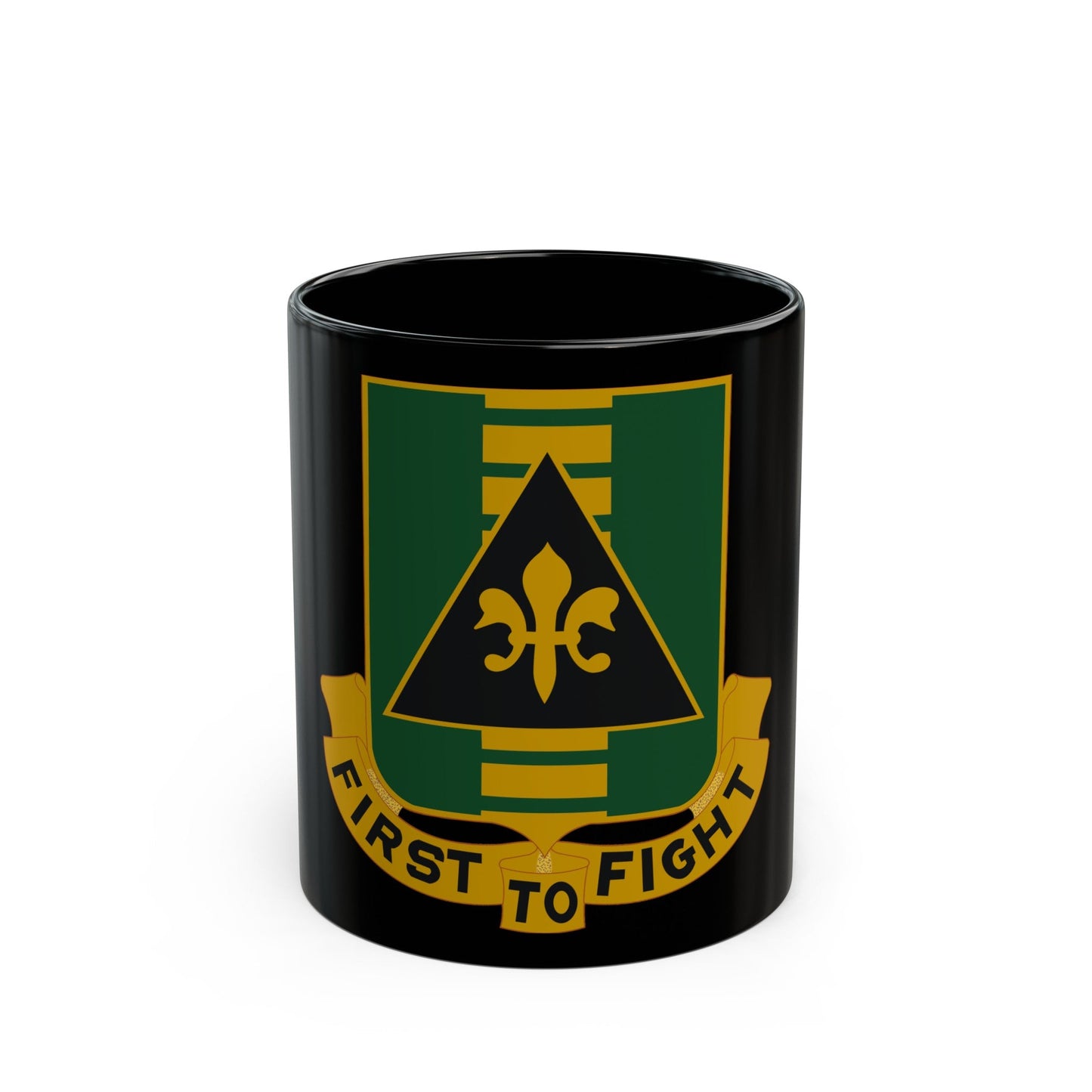 156 Armor Regiment (U.S. Army) Black Coffee Mug-11oz-The Sticker Space