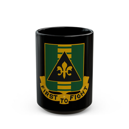 156 Armor Regiment (U.S. Army) Black Coffee Mug-15oz-The Sticker Space