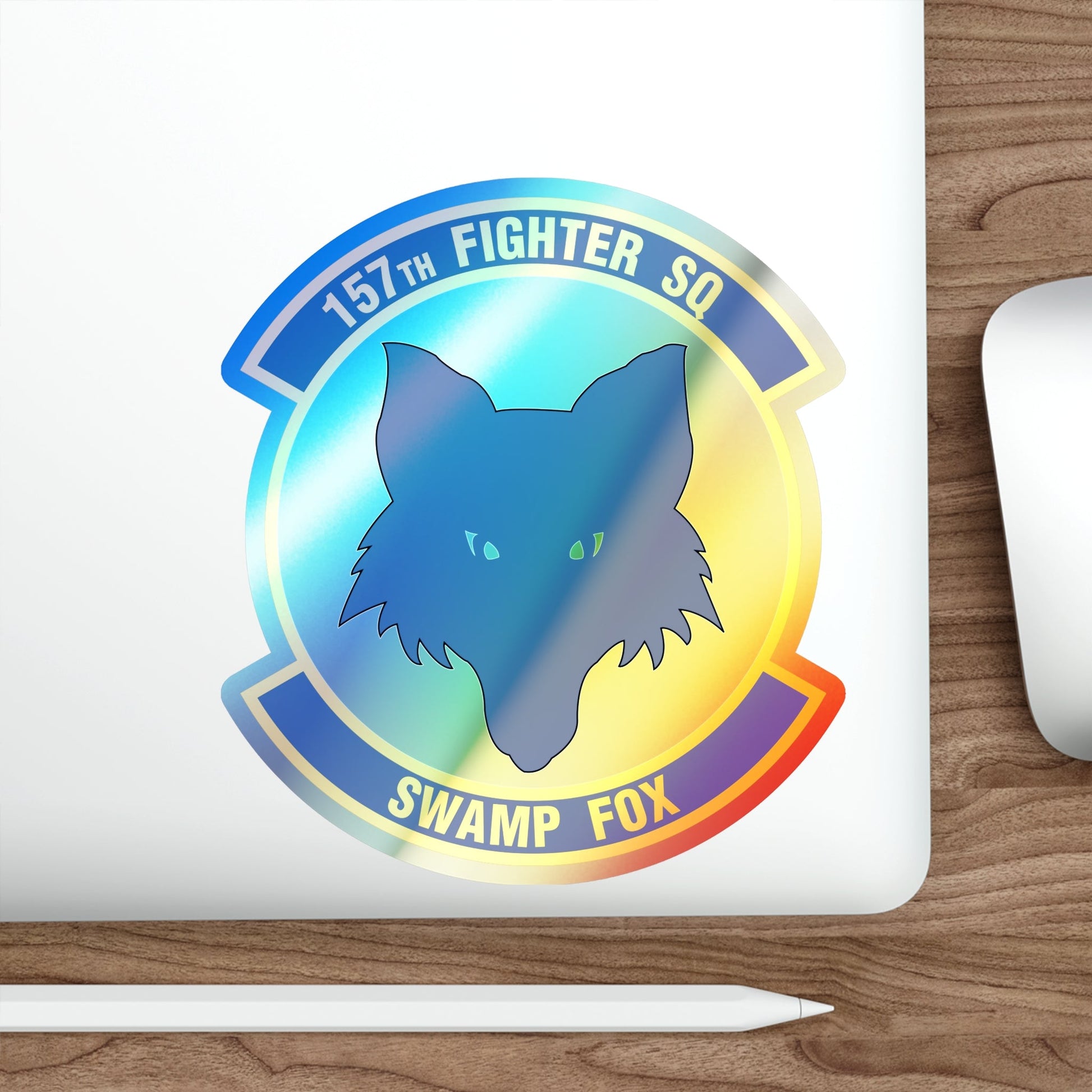 157 Fighter Squadron (U.S. Air Force) Holographic STICKER Die-Cut Vinyl Decal-The Sticker Space