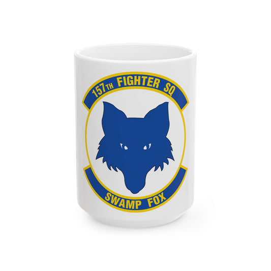 157 Fighter Squadron (U.S. Air Force) White Coffee Mug-15oz-The Sticker Space