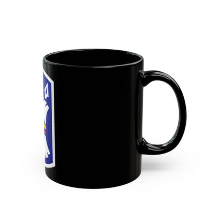 157TH INFANTRY BRIGADE (U.S. Army) Black Coffee Mug-The Sticker Space