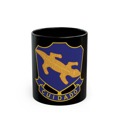 158th Infantry Regiment (U.S. Army) Black Coffee Mug-11oz-The Sticker Space