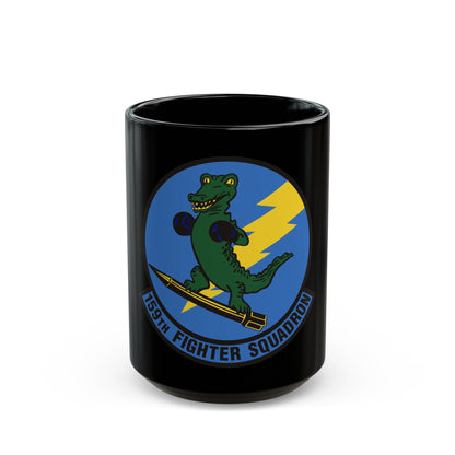 159th Fighter Squadron (U.S. Air Force) Black Coffee Mug-15oz-The Sticker Space