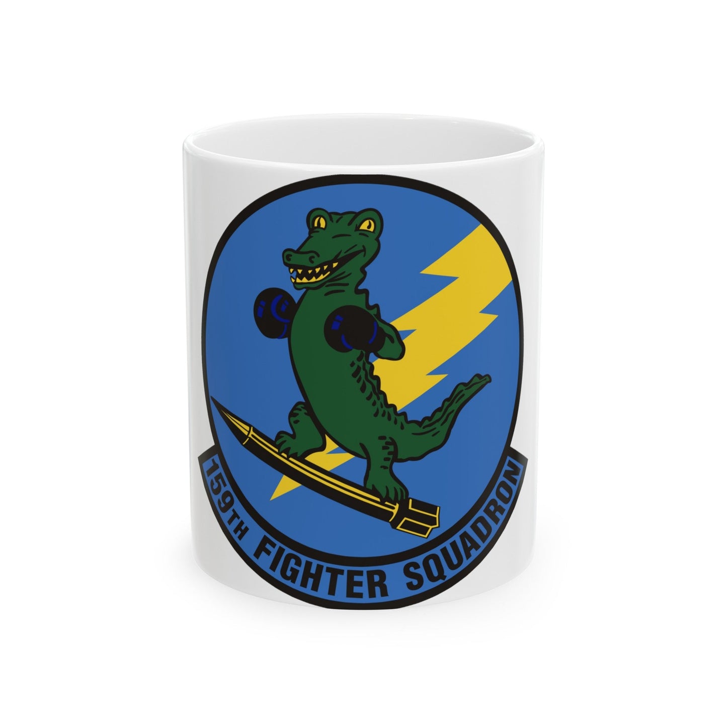 159th Fighter Squadron (U.S. Air Force) White Coffee Mug-11oz-The Sticker Space