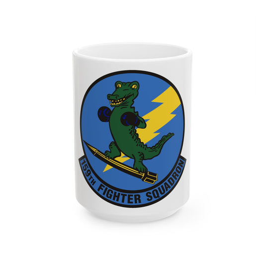 159th Fighter Squadron (U.S. Air Force) White Coffee Mug-15oz-The Sticker Space