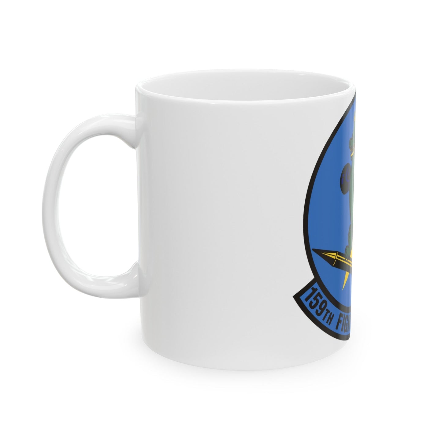 159th Fighter Squadron (U.S. Air Force) White Coffee Mug-The Sticker Space