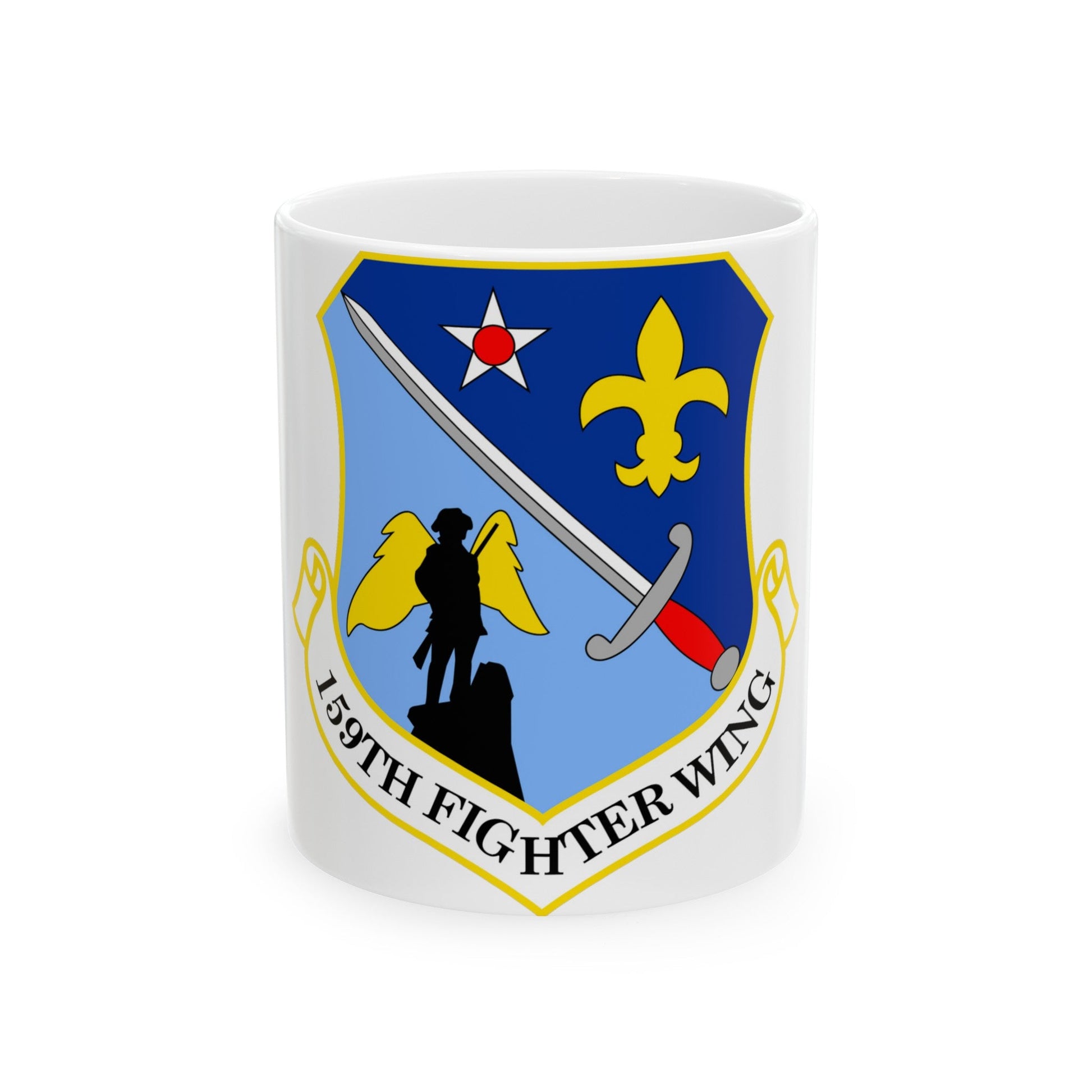 159th Fighter Wing (U.S. Air Force) White Coffee Mug-11oz-The Sticker Space