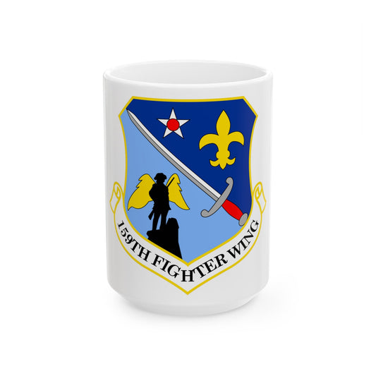 159th Fighter Wing (U.S. Air Force) White Coffee Mug-15oz-The Sticker Space