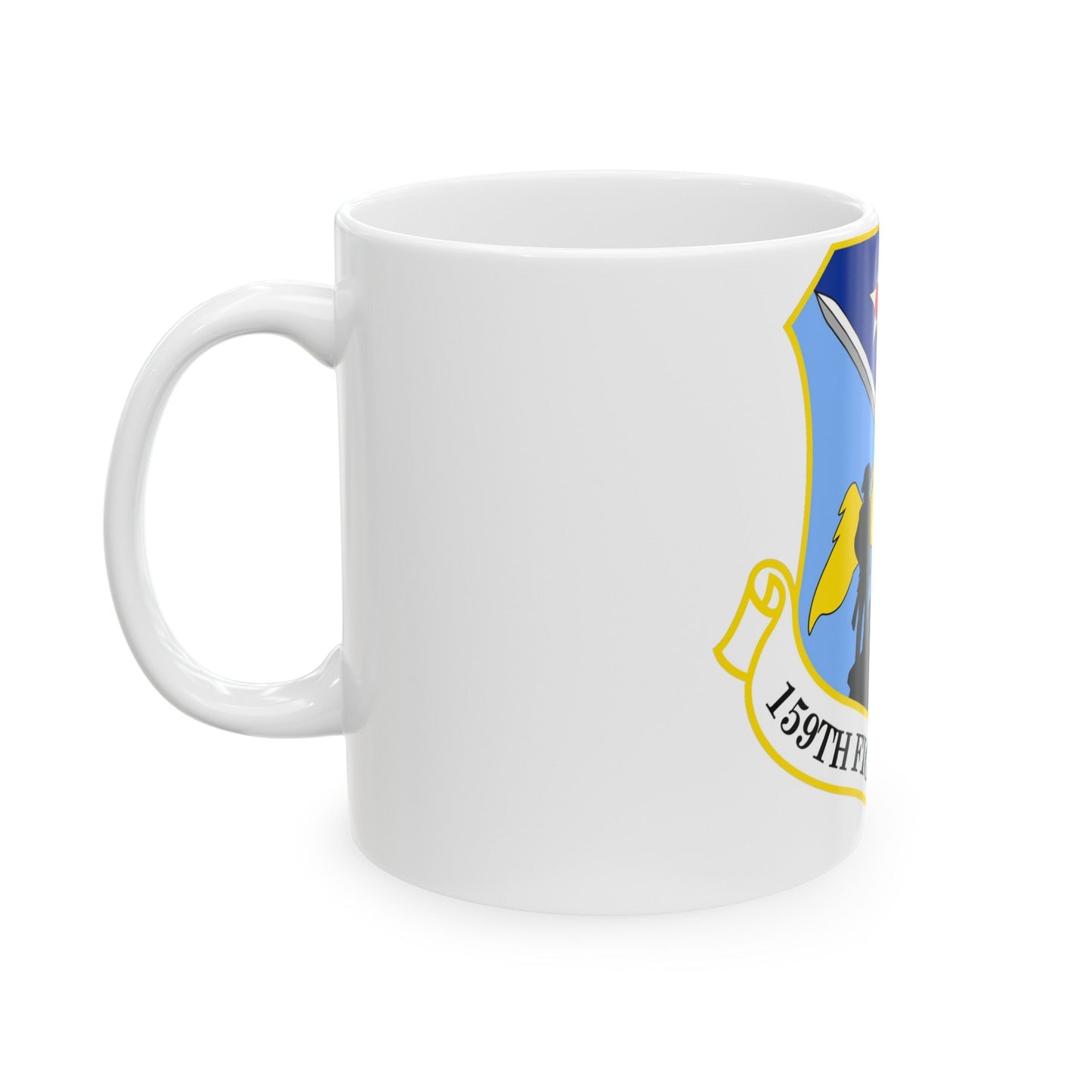 159th Fighter Wing (U.S. Air Force) White Coffee Mug-The Sticker Space