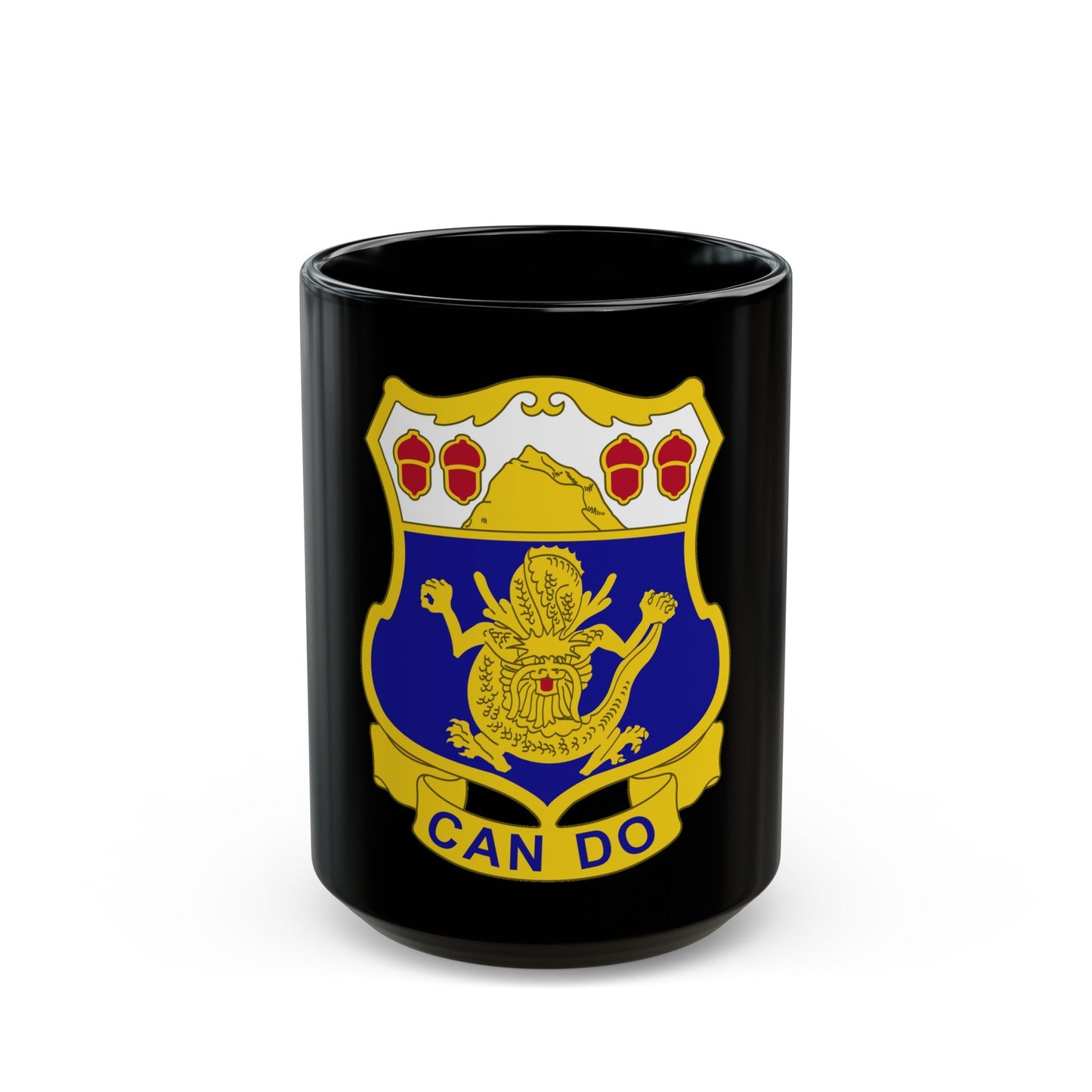 15th Infantry Regiment (U.S. Army) Black Coffee Mug-15oz-The Sticker Space