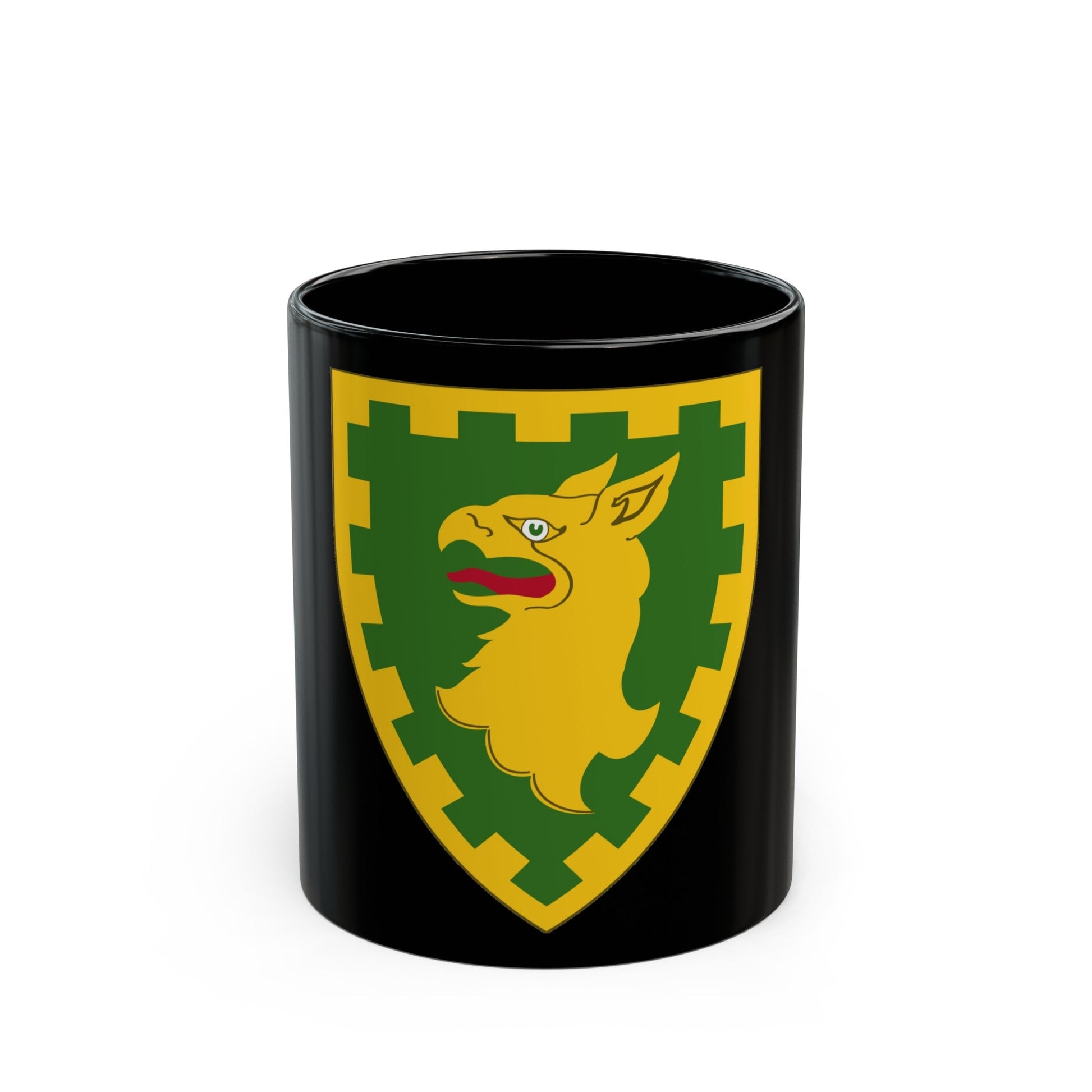 15th Military Police Brigade (U.S. Army) Black Coffee Mug-11oz-The Sticker Space